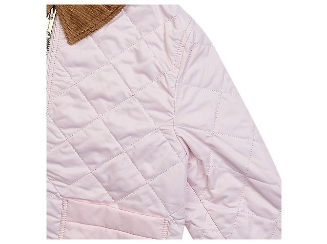 Burberry Steppjacke mit Diamantmuster Weiß - Ansicht 4