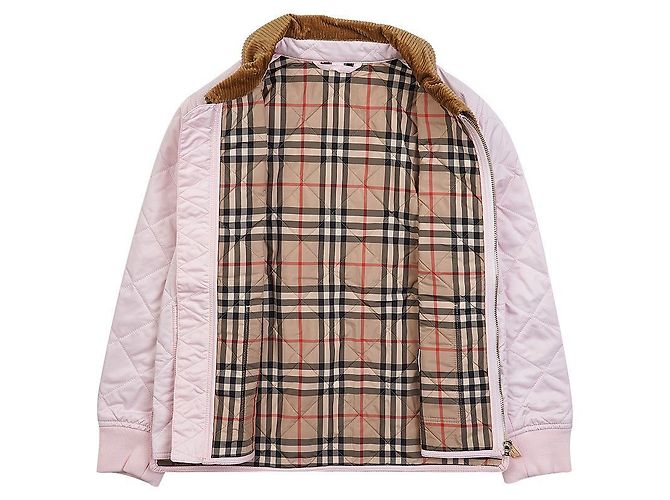 Burberry Steppjacke mit Diamantmuster Weiß - Ansicht 9