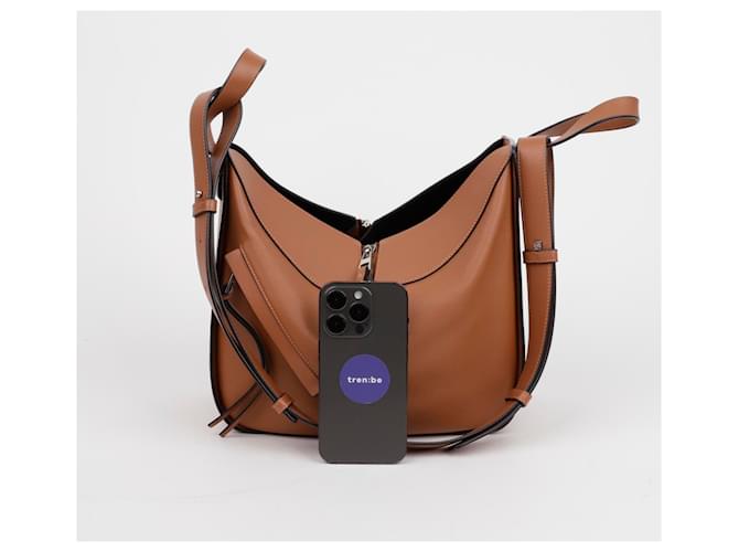 Loewe Borsa a tracolla shopper Hammock Small Marrone - vista 11