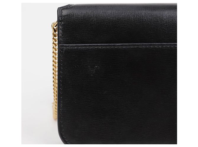Saint Laurent Portacellulare Monogram Crossbody Nero - vista 5