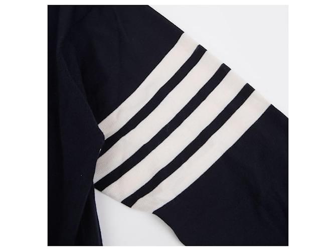 Thom Browne Diagonaler Armband-Strickgröße Blau - Ansicht 5