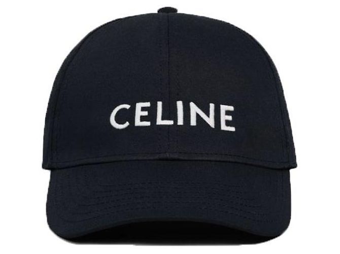Céline Bestickte Logo-Cap Schwarz - Ansicht 2