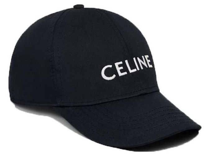 Céline Bestickte Logo-Cap Schwarz - Ansicht 6