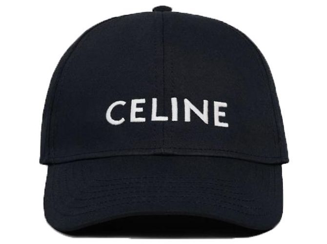 Céline Bestickte Logo-Cap Schwarz - Ansicht 7