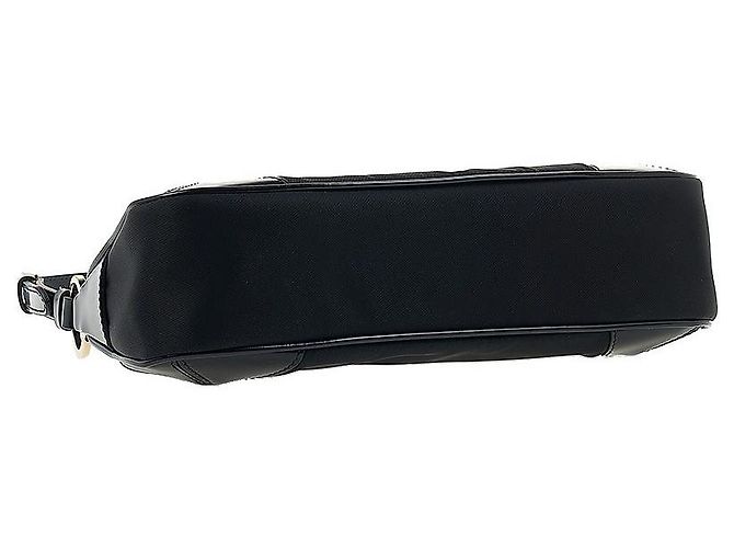 Prada Borsa a Spalla Lina in Nylon Nero - vista 5