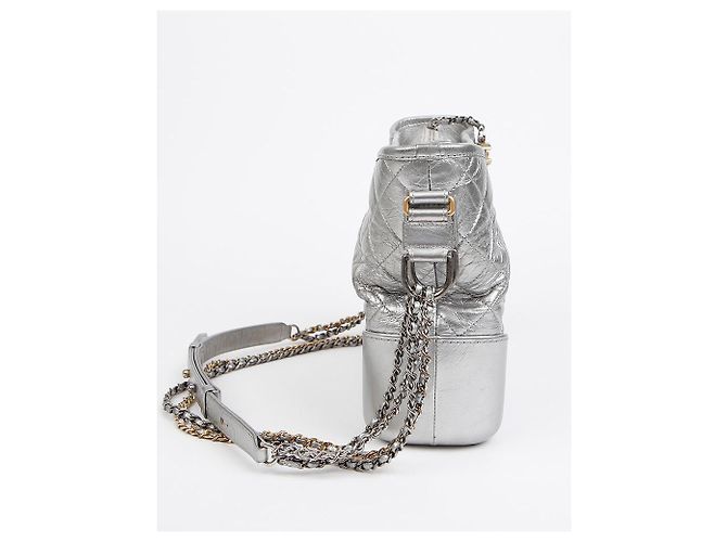 Chanel Borsa Gabrielle Large Hobo a Spalla e Tracolla Argento - vista 3