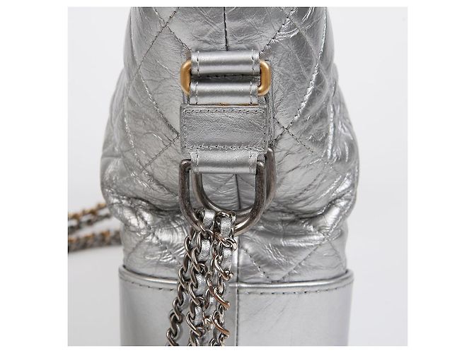 Chanel Borsa Gabrielle Large Hobo a Spalla e Tracolla Argento - vista 4