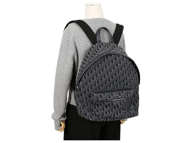 Dior Zaino Oblique Rider Nero - vista 11