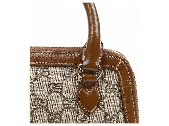 Horsebit 1955 Gucci Horsebit Mini Tote Schultertasche Braun - Ansicht 5