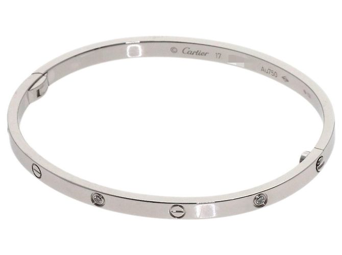 Bracciale charm in oro bianco 18K Cartier Argento - vista 2