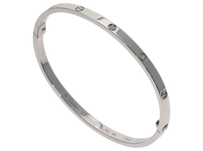 Bracciale charm in oro bianco 18K Cartier Argento - vista 3