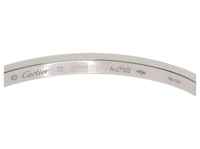 Bracciale charm in oro bianco 18K Cartier Argento - vista 4