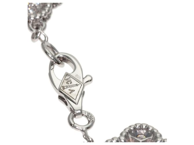 Bracciale Sweet Alhambra in Diamante Van Cleef & Arpels Argento - vista 8