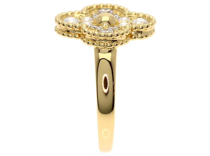 Van Cleef & Arpels Vintage Alhambra Diamantring Golden - Ansicht 3