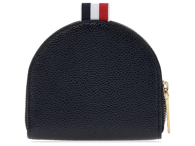 Thom Browne Leder-Kleingeldbeutel für Damen Schwarz - Ansicht 3