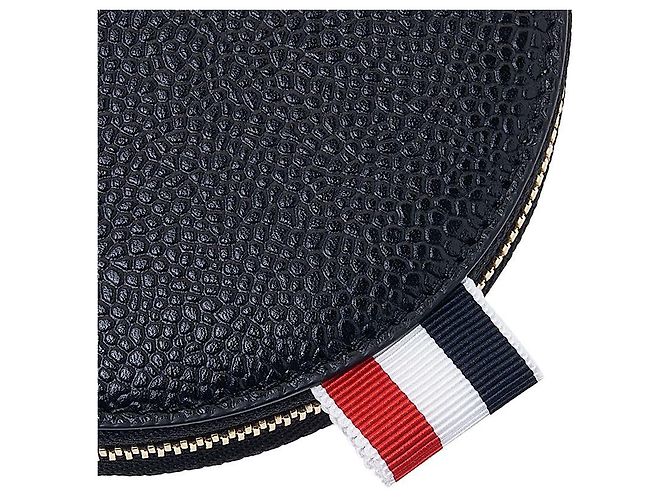 Thom Browne Leder-Kleingeldbeutel für Damen Schwarz - Ansicht 8