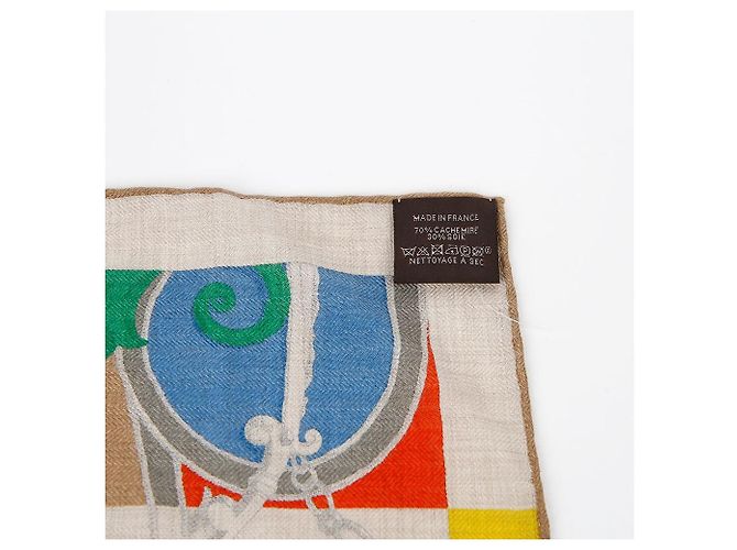 Hermès L'Anstrucktion du Roi Bayader Schal Orange - Ansicht 5