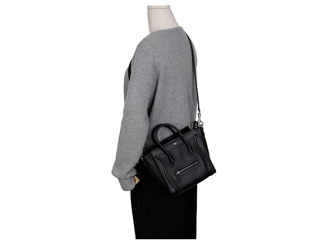 Céline Borsa a Spalla Nano Nera Nero - vista 11