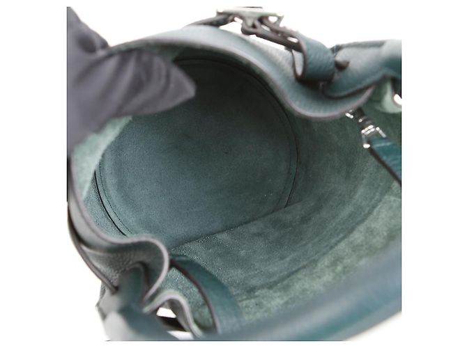 Céline Big Bag Nano Bucket Schultertasche Grün - Ansicht 8
