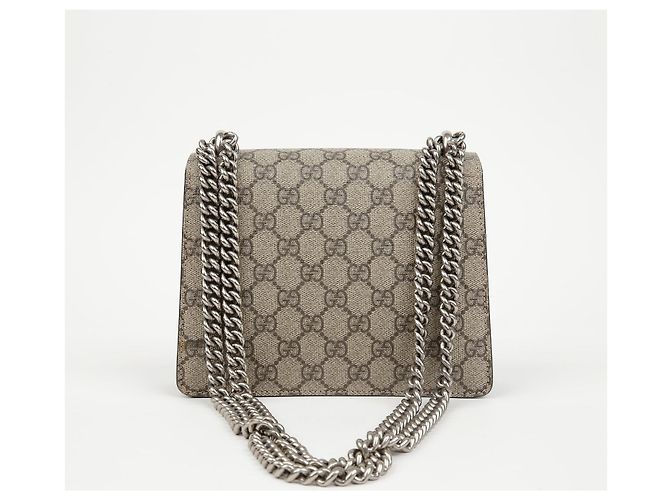 Gucci Mini borsa a tracolla Dionysus in tela GG Supreme nera Nero - vista 3