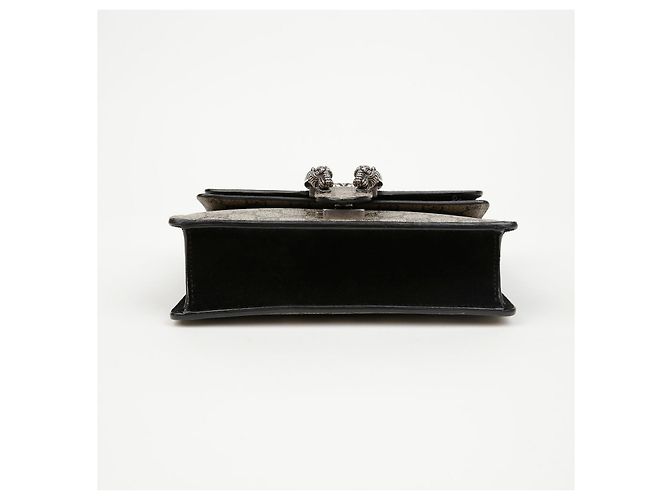 Gucci Mini borsa a tracolla Dionysus in tela GG Supreme nera Nero - vista 5