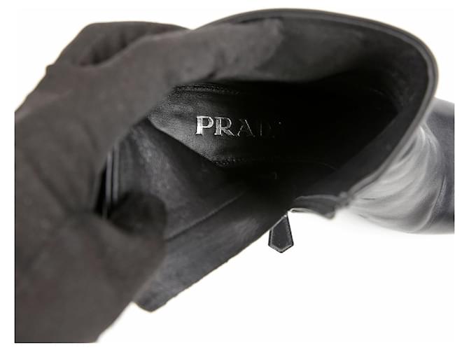 Prada Ankle Boots Größe Schwarz - Ansicht 16
