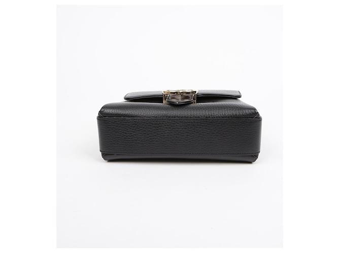Gucci Interlocking Mini Chain Schultertasche Schwarz - Ansicht 5