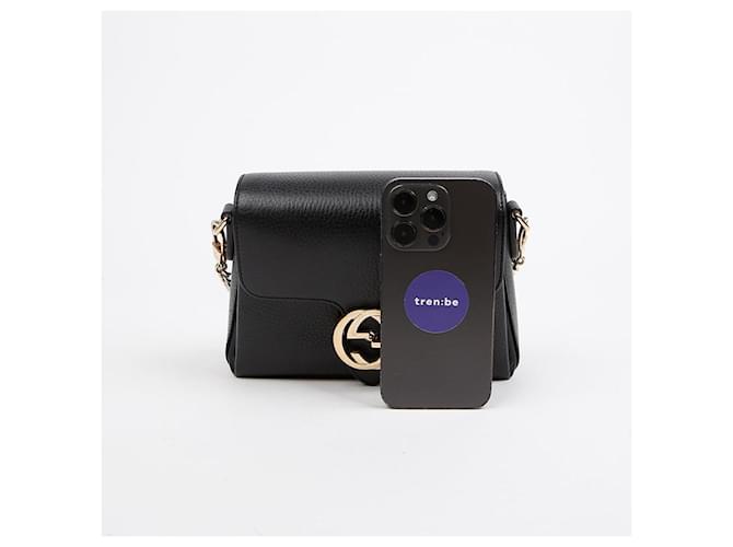Gucci Interlocking Mini Chain Schultertasche Schwarz - Ansicht 8