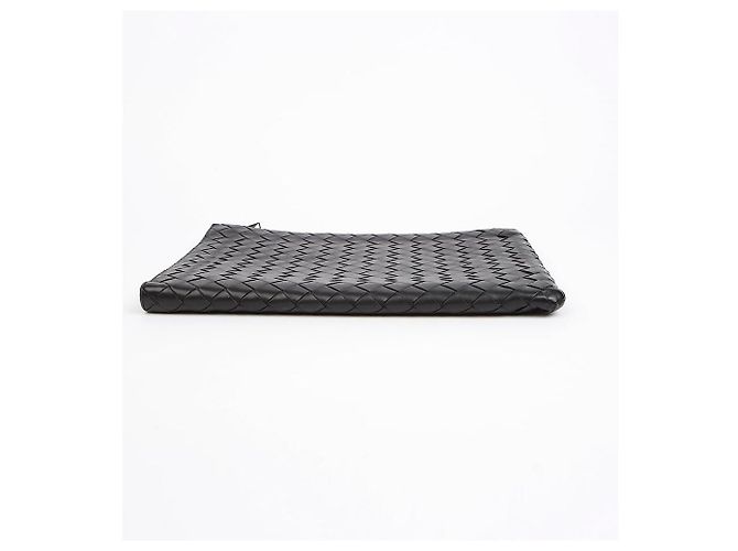 Bottega Veneta Pochette con mezza zip Intrecciato Nero - vista 5