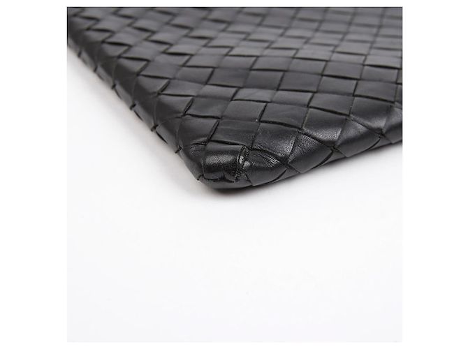 Bottega Veneta Pochette con mezza zip Intrecciato Nero - vista 6