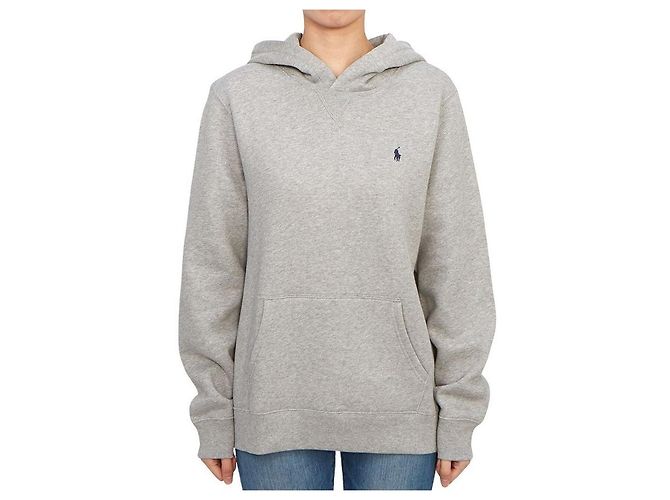 Ralph Lauren Fleece-Kapuzenpullover für Kinder HEATHER (Größe für Erwachsene verfügbar) Silber - Ansicht 2