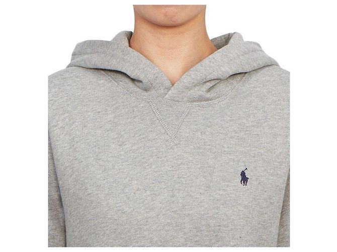 Ralph Lauren Fleece-Kapuzenpullover für Kinder HEATHER (Größe für Erwachsene verfügbar) Silber - Ansicht 6