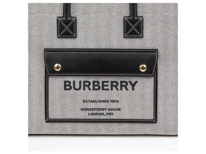 Burberry Freya Small Tote Bag Schwarz - Ansicht 3