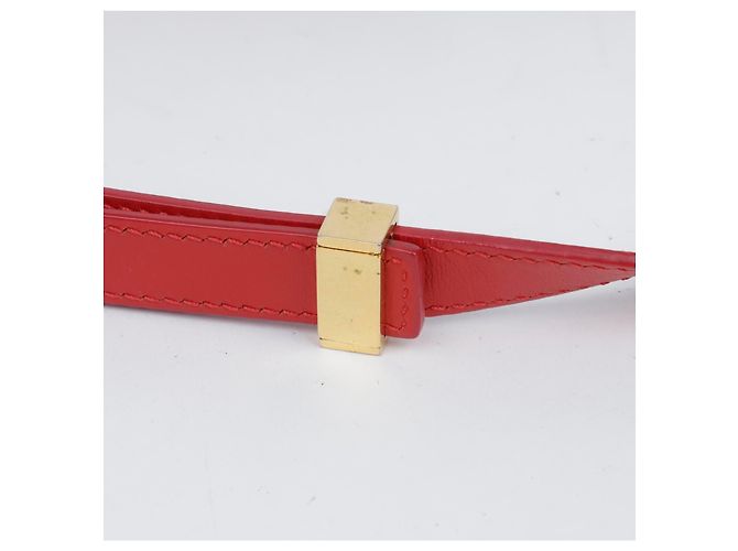 Céline Borsa a tracolla Classic Box in pelle rossa taglia Medium Rosso - vista 12