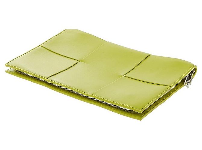 Bottega Veneta Clutch Maxi Intrecciato da uomo D'oro - vista 4
