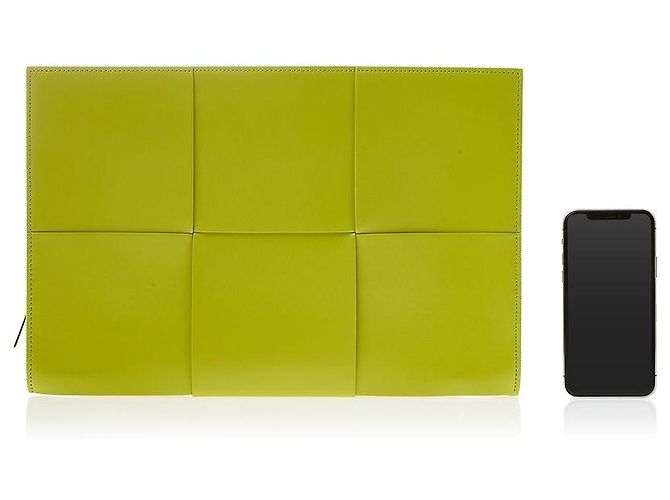 Bottega Veneta Clutch Maxi Intrecciato da uomo D'oro - vista 6
