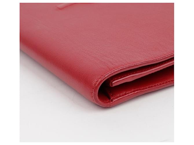 Saint Laurent Clutch Rosso - vista 10