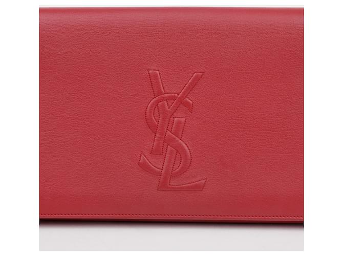 Saint Laurent Clutch Rosso - vista 2