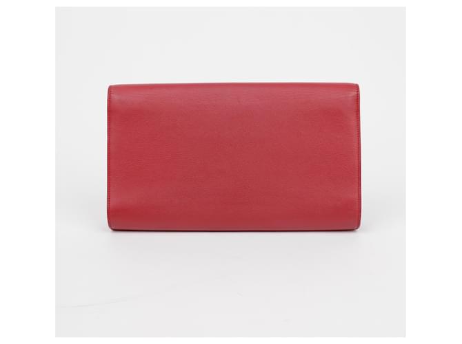 Saint Laurent Clutch Rosso - vista 3