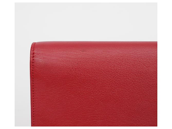 Saint Laurent Clutch Rosso - vista 4
