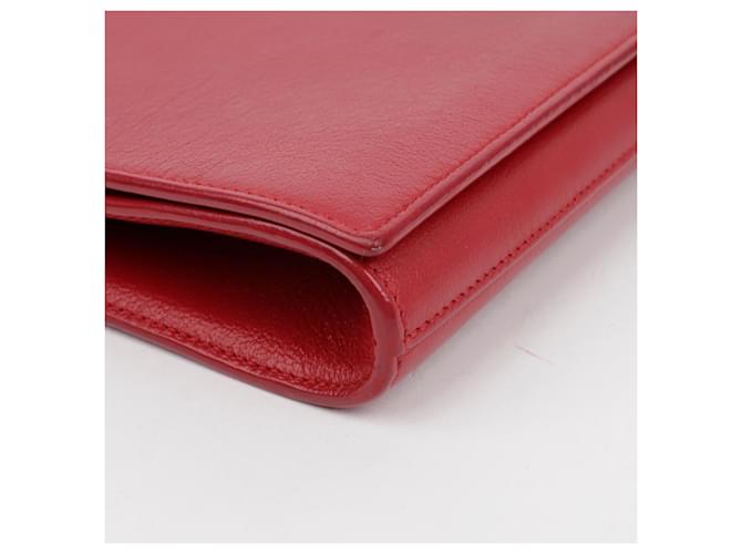 Saint Laurent Clutch Rosso - vista 9