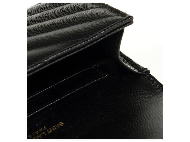 Saint Laurent Tarjetero Monogram Negro - vista 10