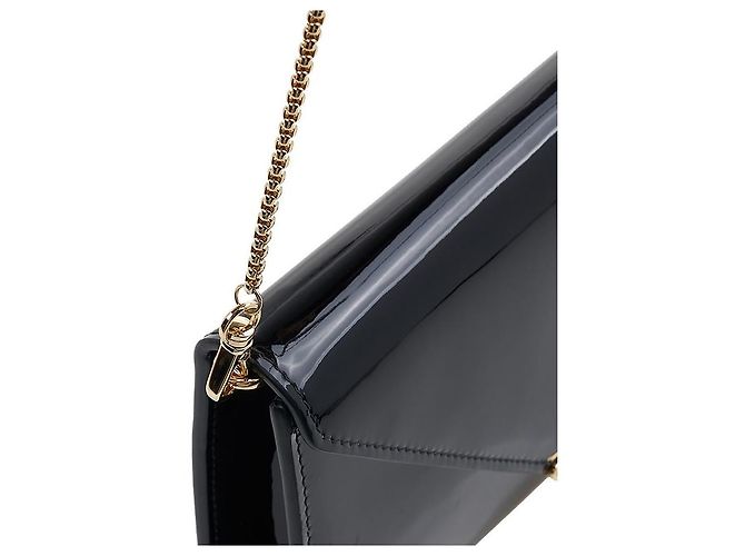 Prada Mini clutch in vernice Nero - vista 7