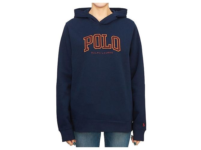 Ralph Lauren Kinder Fleece-Kapuzenpullover NAVY (für Erwachsene geeignet) Schwarz - Ansicht 2