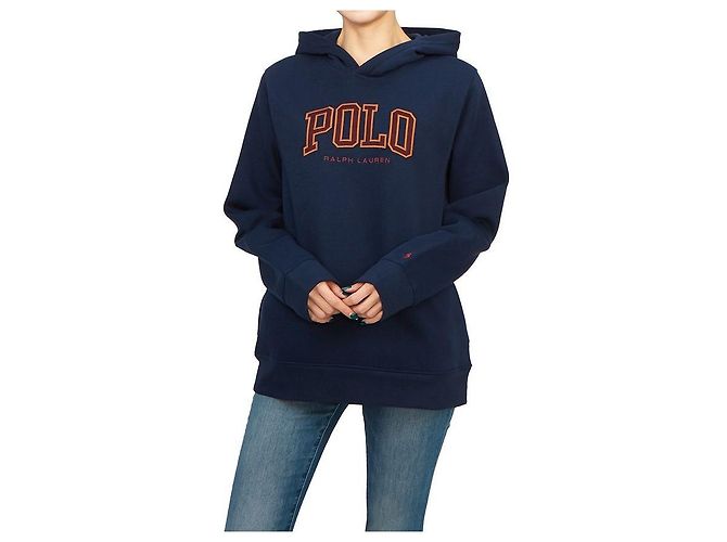 Ralph Lauren Kinder Fleece-Kapuzenpullover NAVY (für Erwachsene geeignet) Schwarz - Ansicht 5