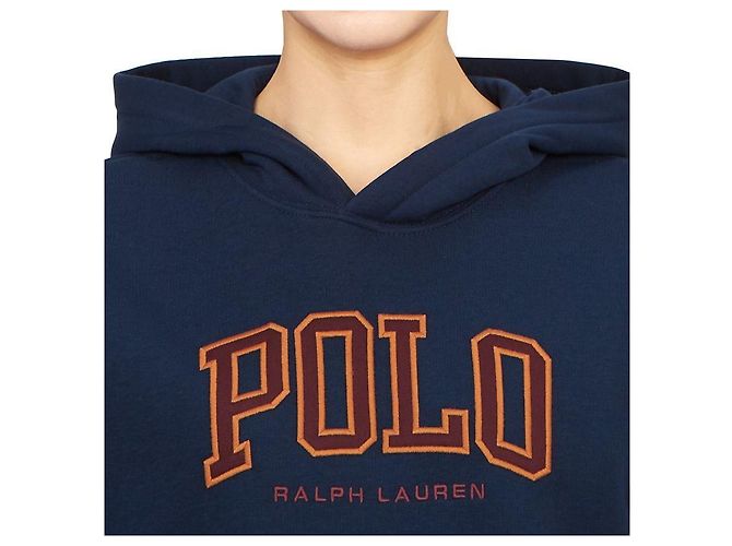 Ralph Lauren Kinder Fleece-Kapuzenpullover NAVY (für Erwachsene geeignet) Schwarz - Ansicht 6