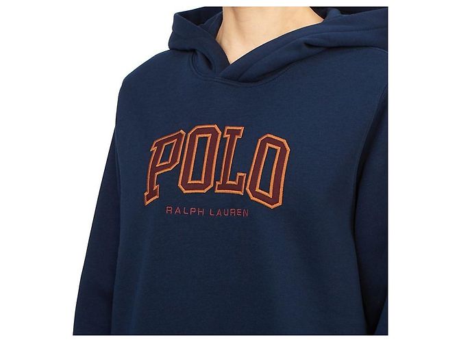 Ralph Lauren Kinder Fleece-Kapuzenpullover NAVY (für Erwachsene geeignet) Schwarz - Ansicht 7