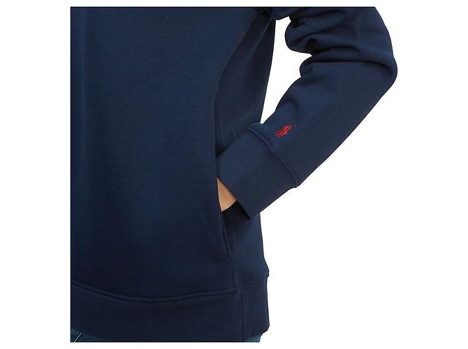 Ralph Lauren Kinder Fleece-Kapuzenpullover NAVY (für Erwachsene geeignet) Schwarz - Ansicht 8