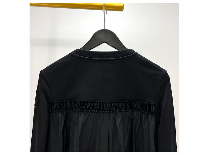 Abito nero girocollo da donna Moncler - vista 6