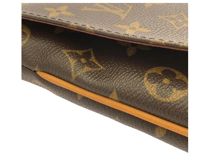 Louis Vuitton Monogram Musette Tango Schultertasche Braun Monogramm - Ansicht 4